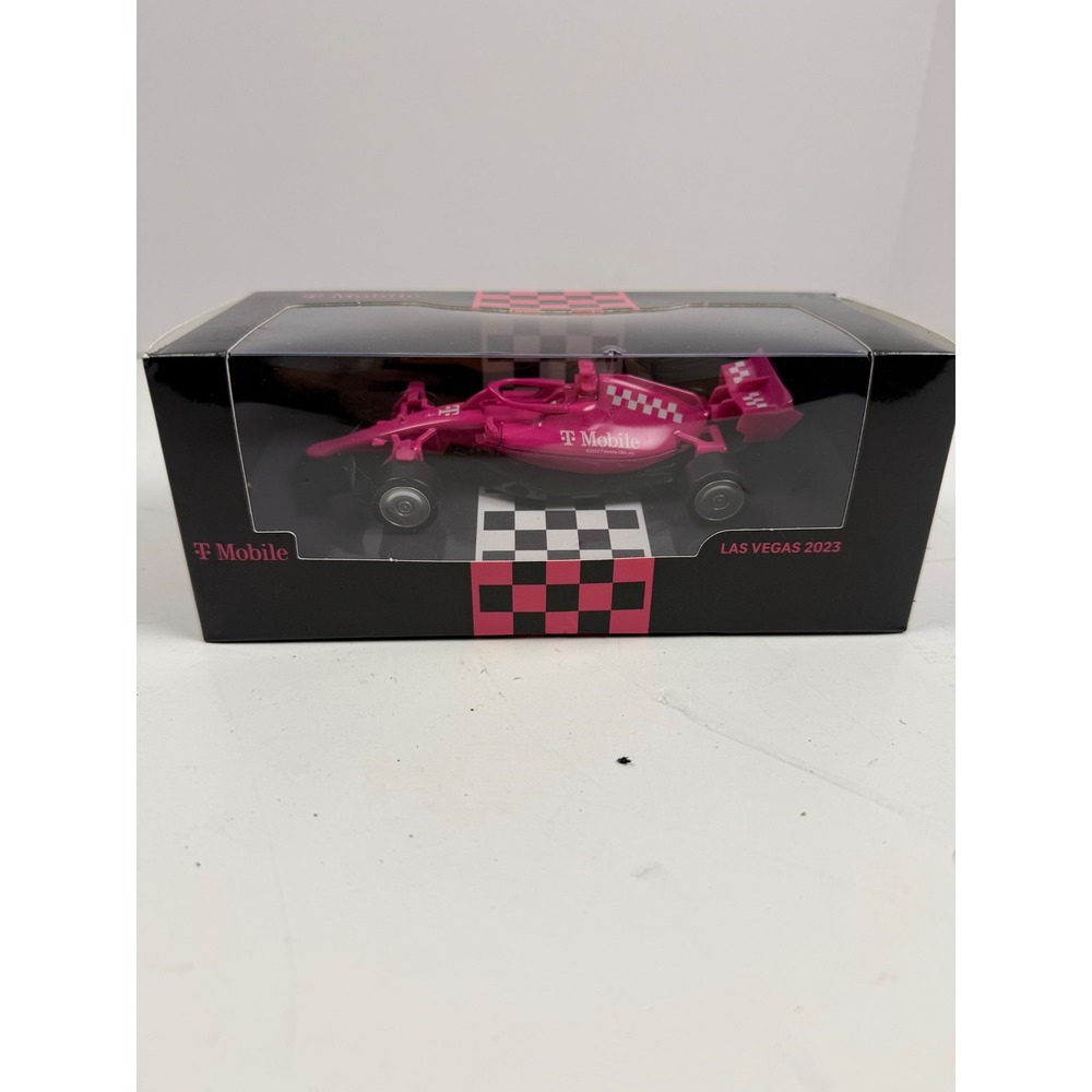 T-Mobile Las Vegas 2023 F1 Diecast Race Car Magenta Limited Edition Collectible